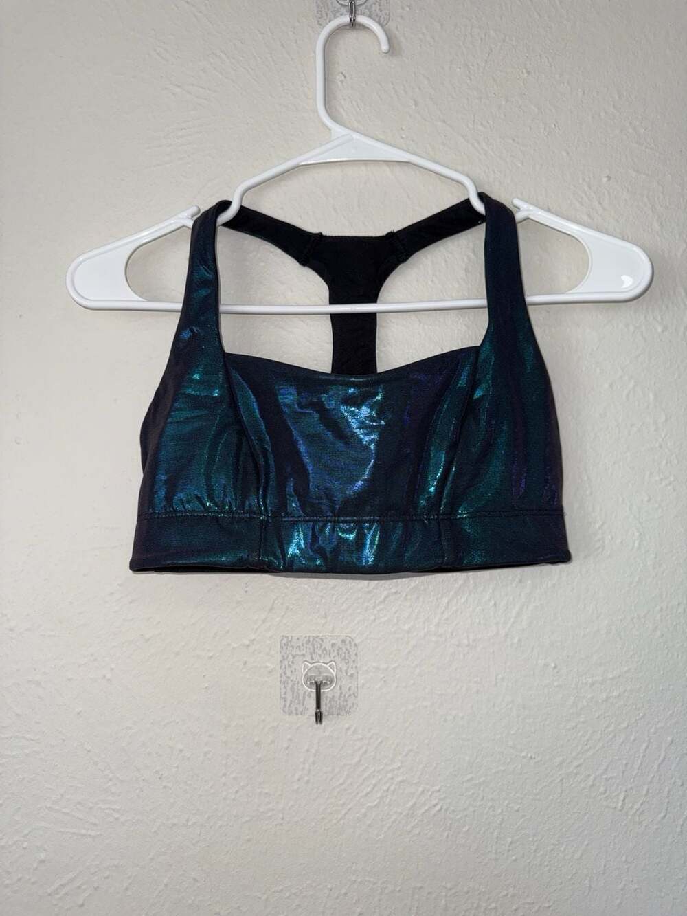Savage X Fenty Sport Iridescent Low-Impact Racerback Sports Bra